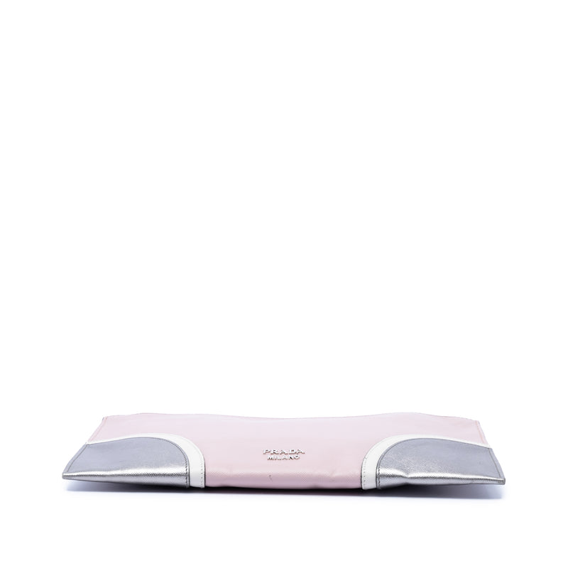 Tricolor Saffiano Clutch - Image 3