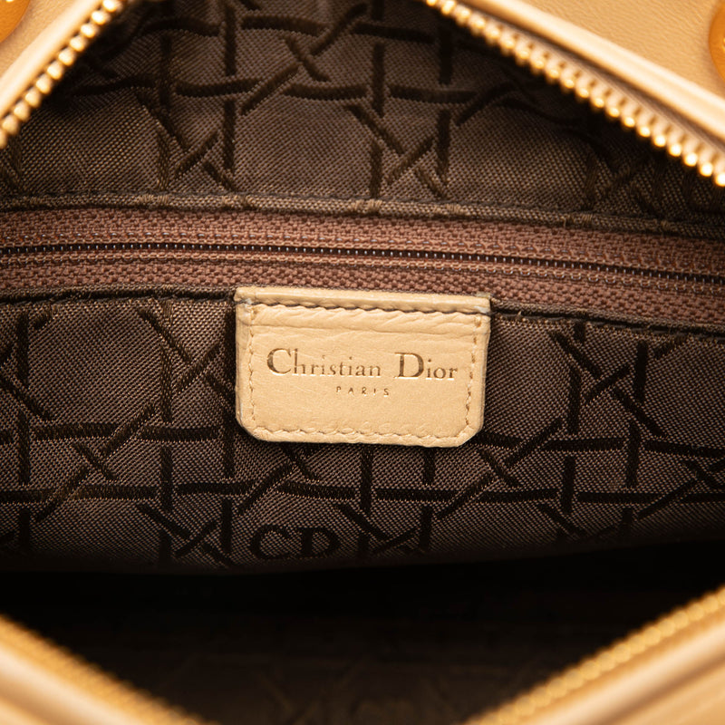 Medium Lambskin Cannage Lady Dior - Image 5