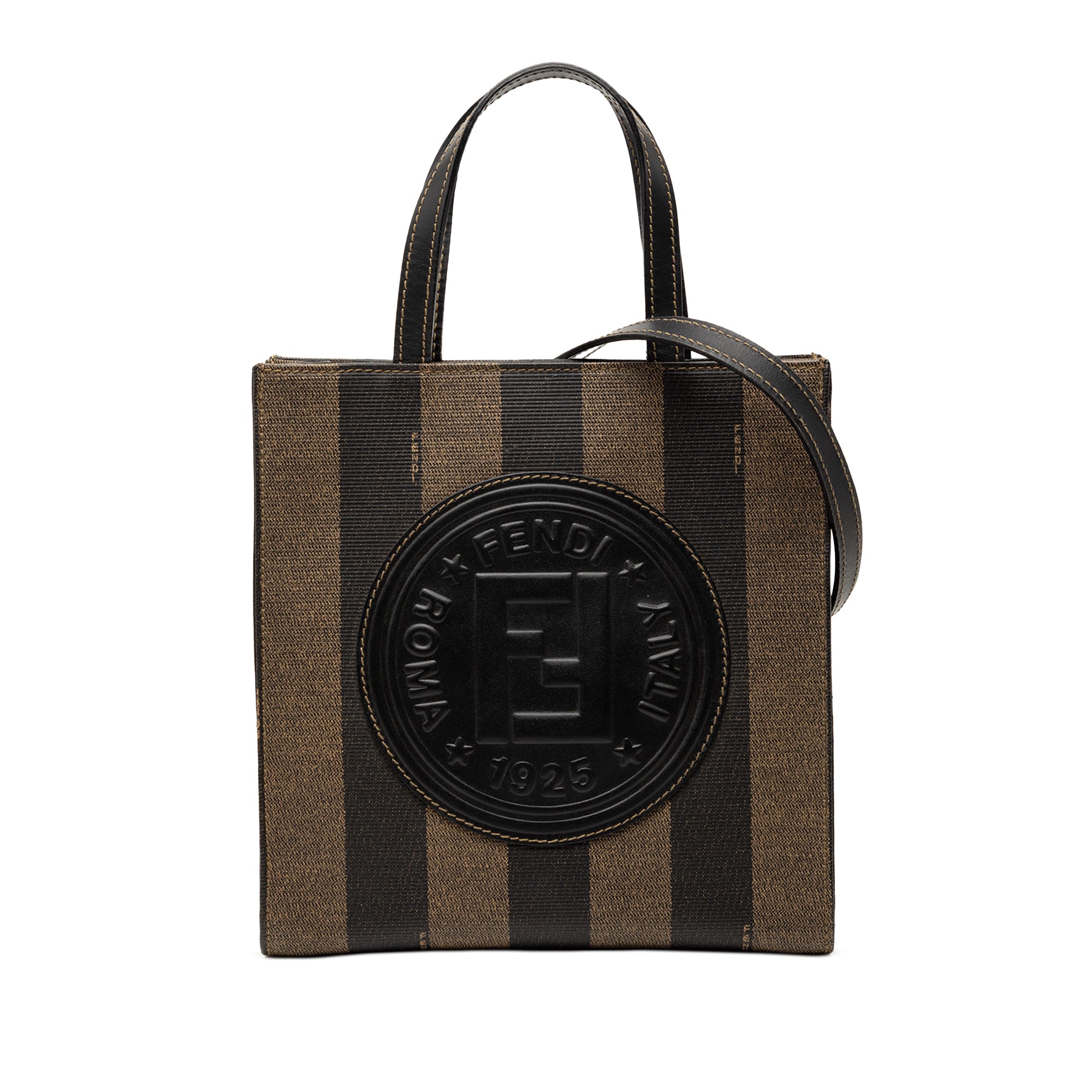 Pequin Coated Canvas Logo Convertible Tote - Image 1