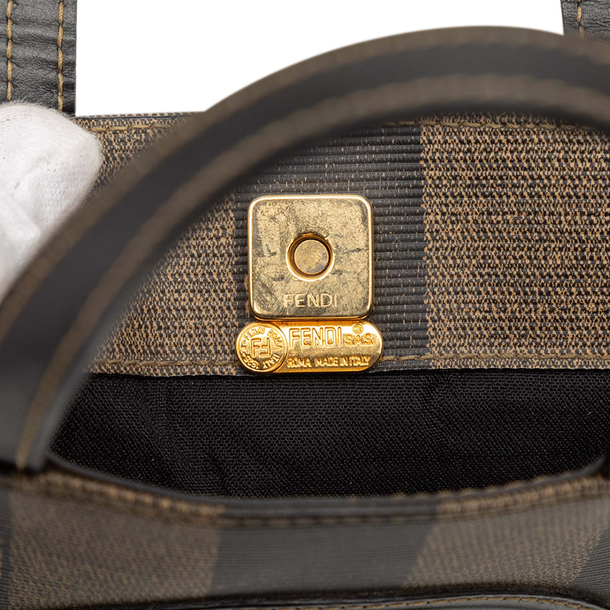 Pequin Coated Canvas Logo Convertible Tote - Image 5