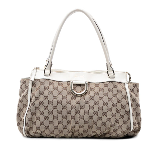 GG Canvas Abbey D Ring Tote - Image 1
