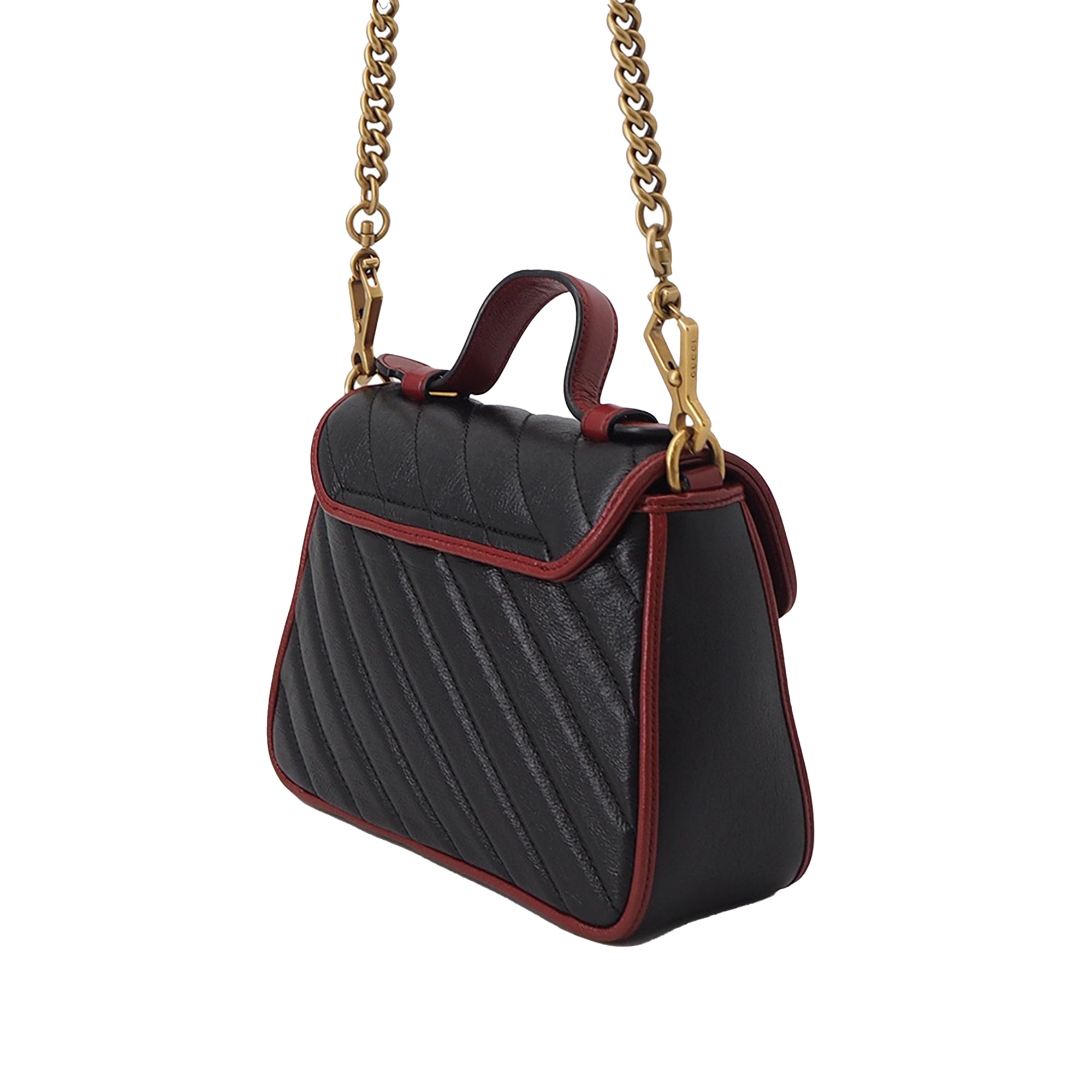 Mini GG Marmont Matelasse Calfskin Torchon Top Handle Bag - Image 2