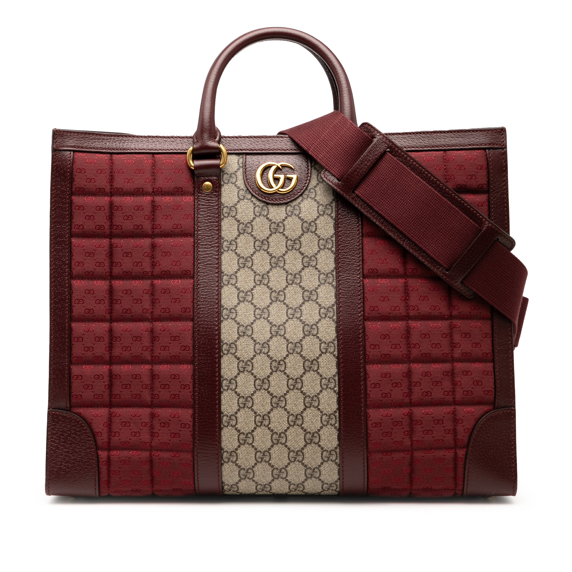 Medium GG Supreme and Quilted Mini GG Canvas Double G Tote - Image 1