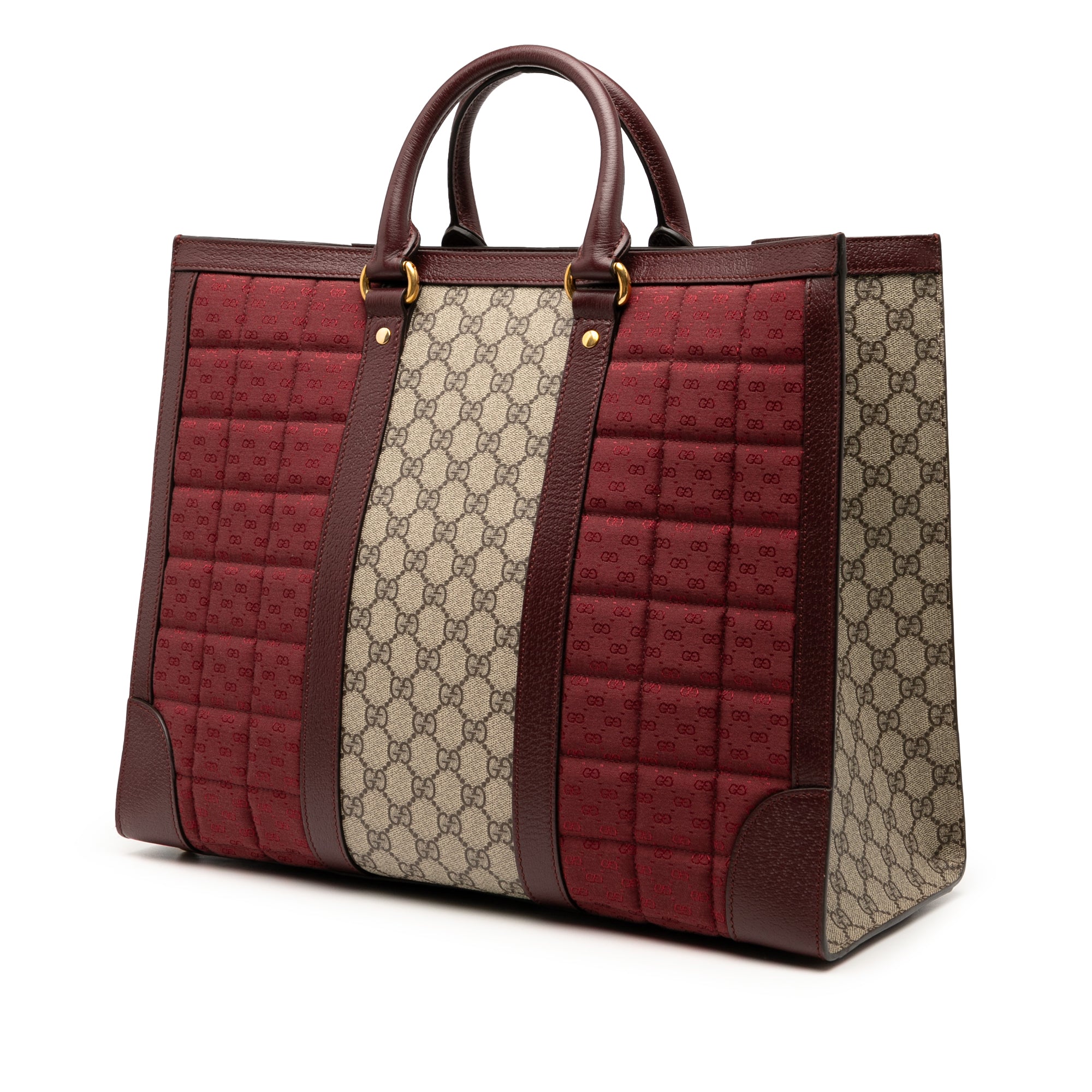 Medium GG Supreme and Quilted Mini GG Canvas Double G Tote - Image 2