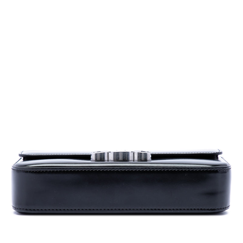 Shiny Calfskin Triomphe Claude Shoulder Bag - Image 3