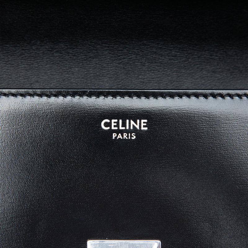 Shiny Calfskin Triomphe Claude Shoulder Bag - Image 5