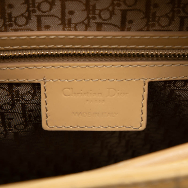 Large Patent Cannage Lady Dior - Image 5