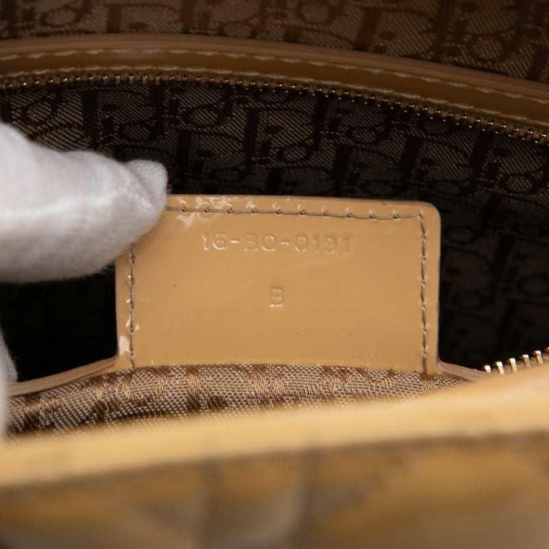 Large Patent Cannage Lady Dior - Image 6
