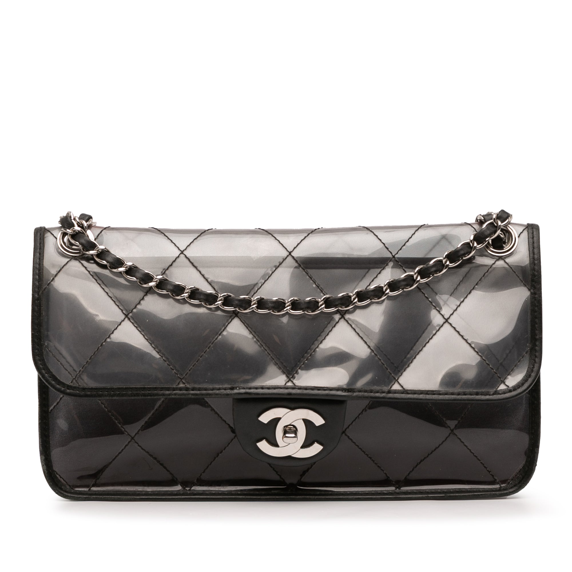 Stitched PVC and Calfskin Naked Flap - Image 1