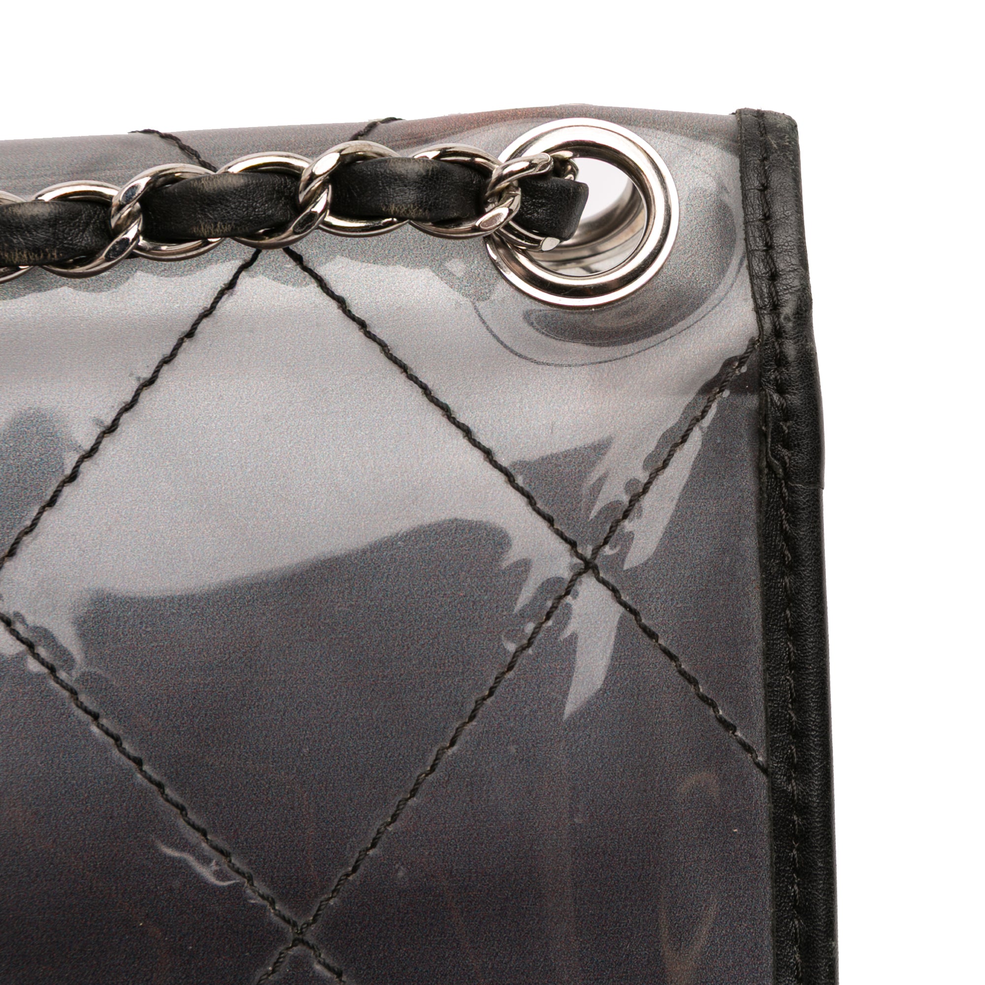 Stitched PVC and Calfskin Naked Flap - Image 11
