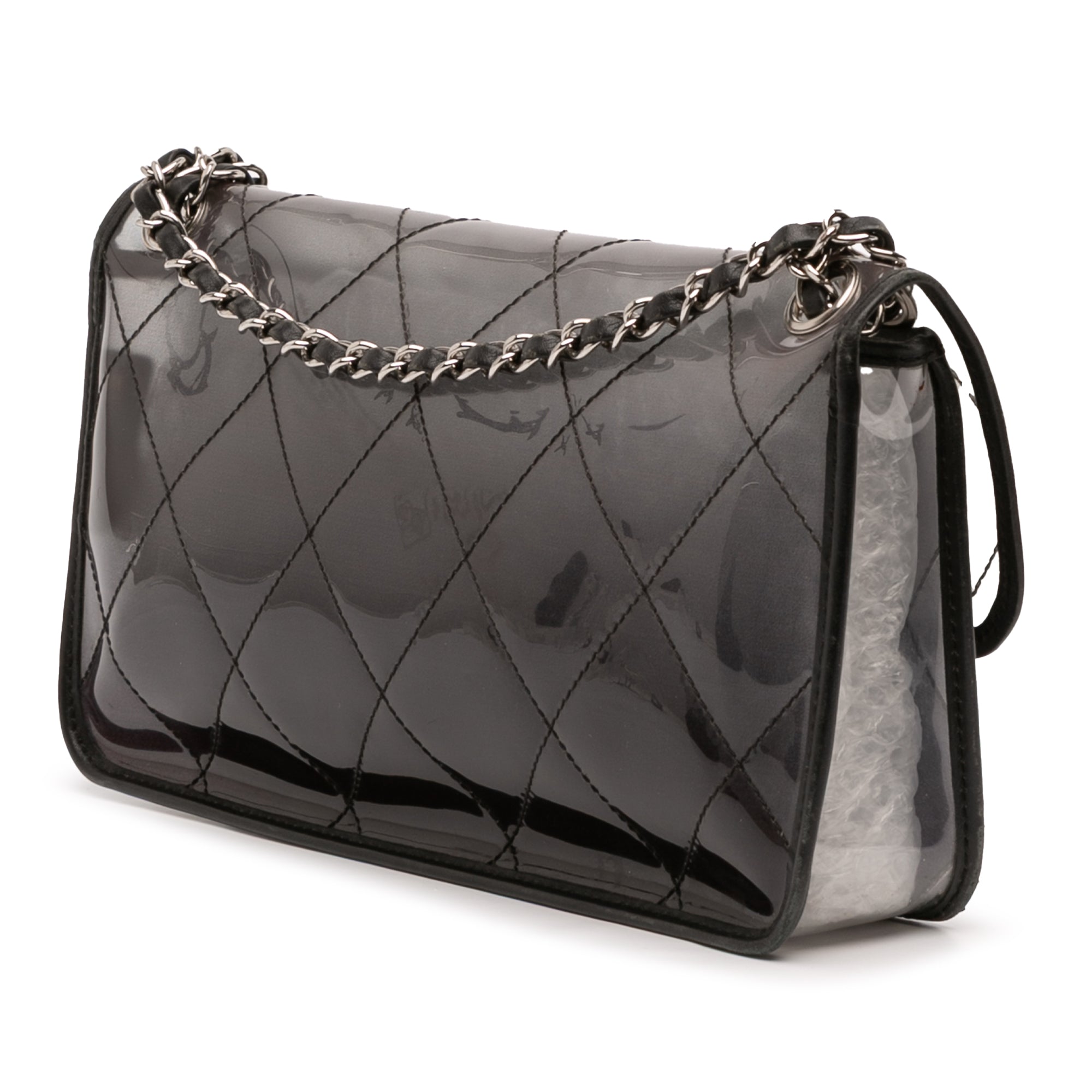 Stitched PVC and Calfskin Naked Flap - Image 2