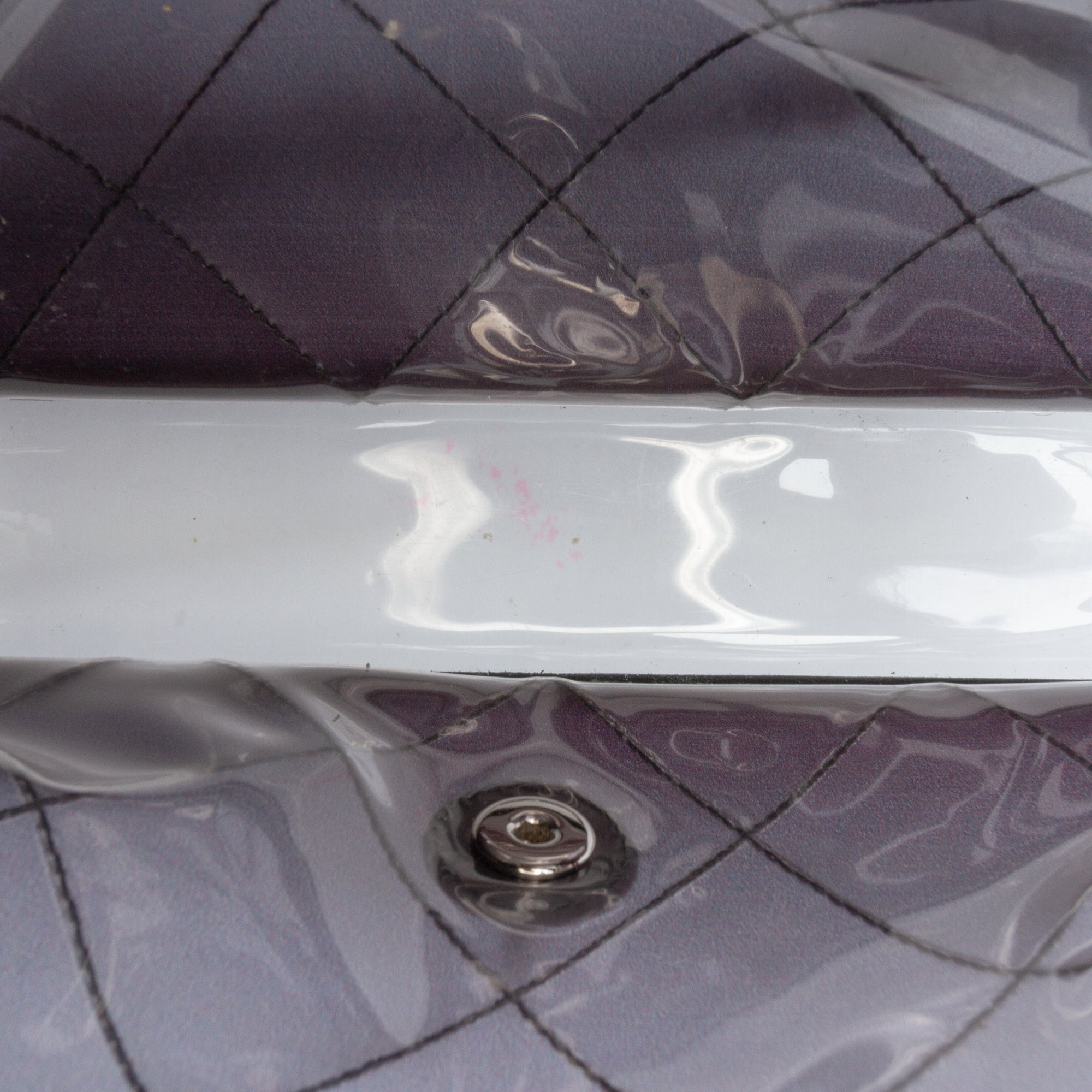 Stitched PVC and Calfskin Naked Flap - Image 4