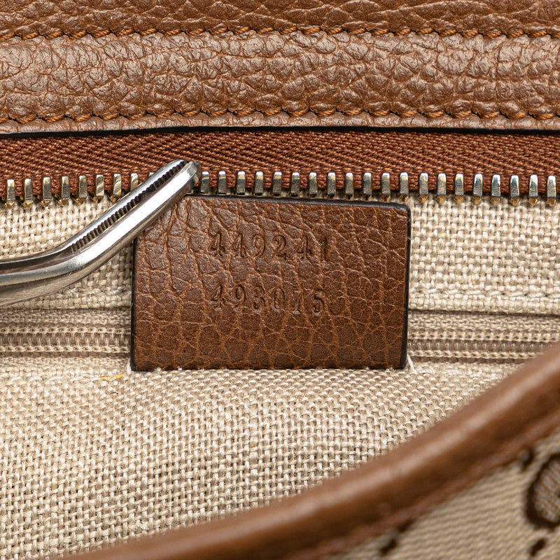 Small GG Canvas Bree Satchel - Image 5