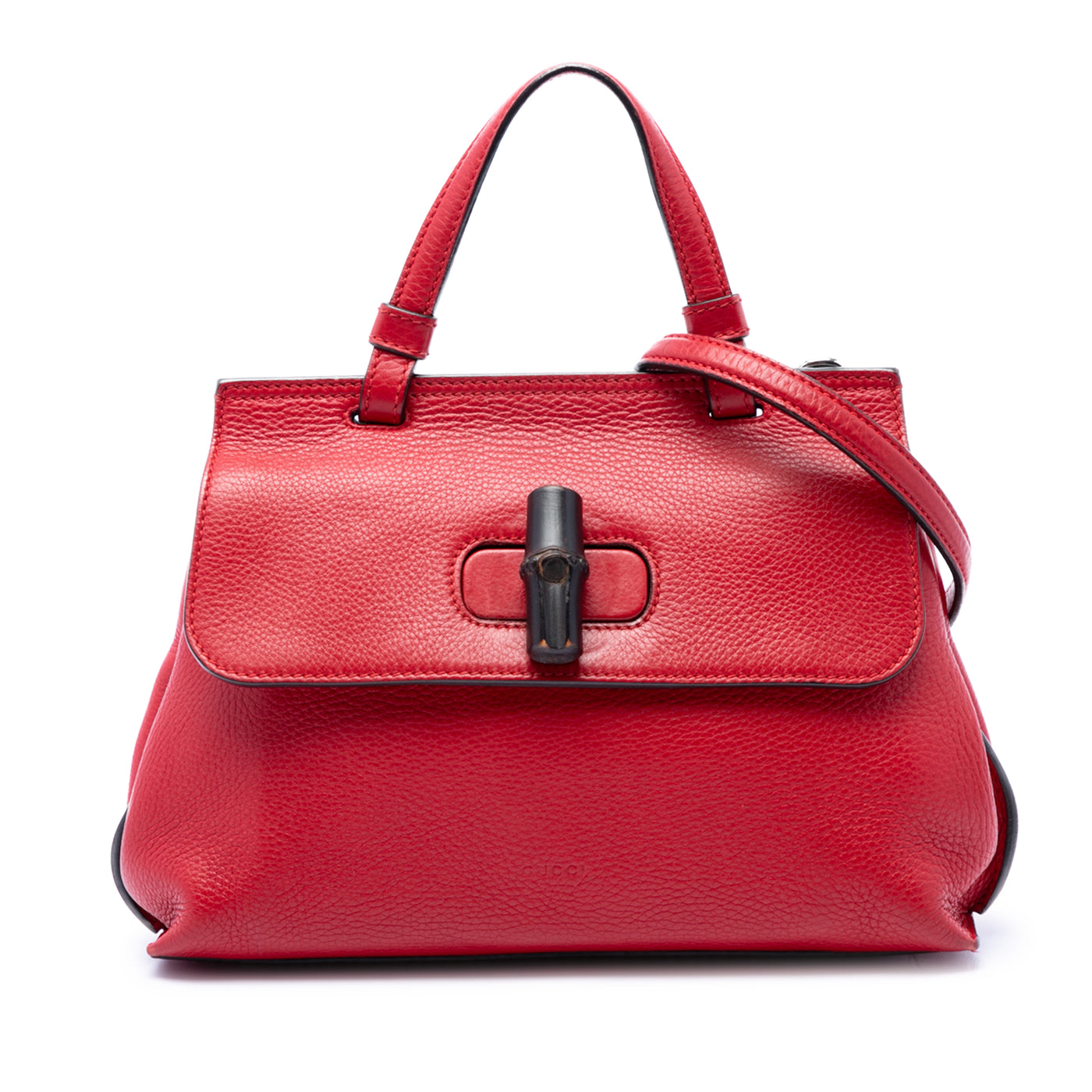 Small Calfskin Bamboo Daily Satchel - Image 1