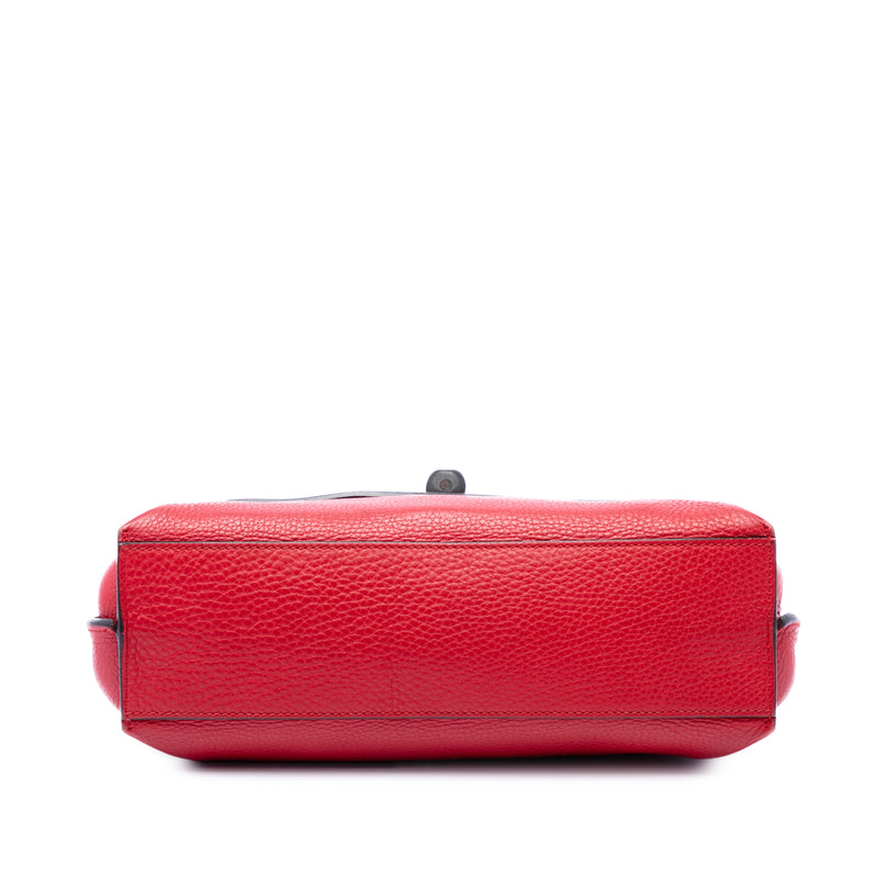 Small Calfskin Bamboo Daily Satchel - Image 3
