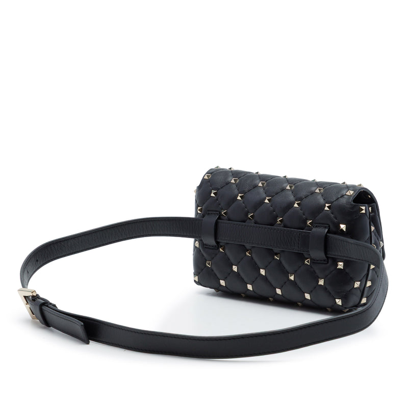 Lambskin Rockstud Spike Belt Bag - Image 2
