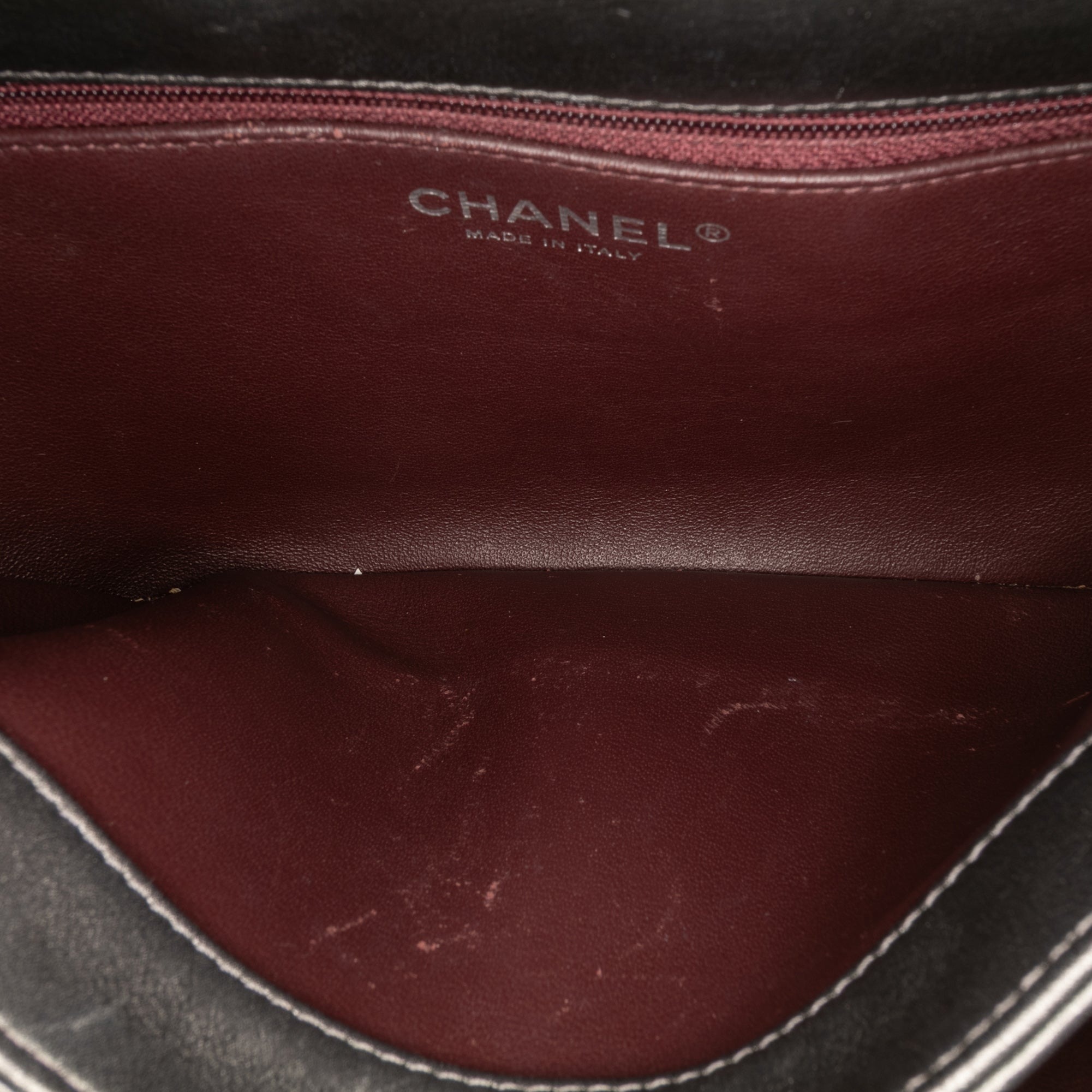 Quilted Metallic Lambskin Trendy CC Flap - Image 4