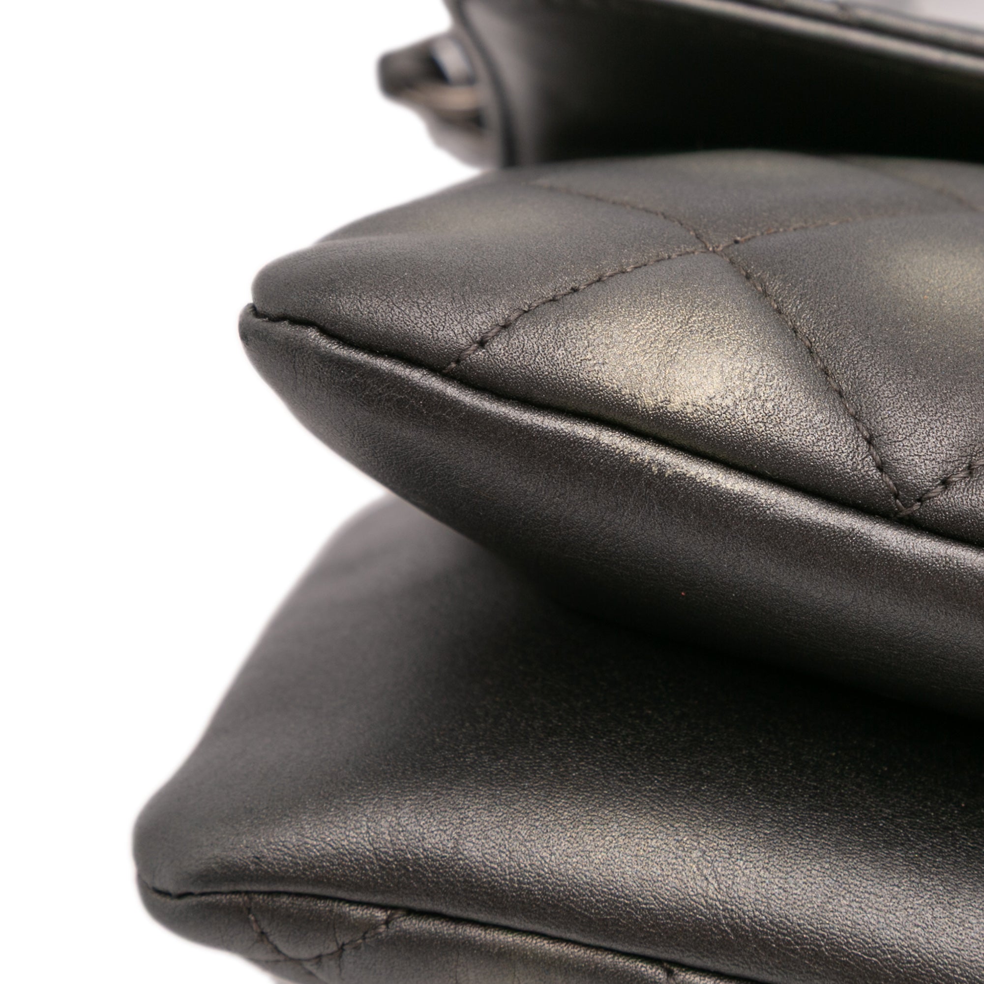 Quilted Metallic Lambskin Trendy CC Flap - Image 8