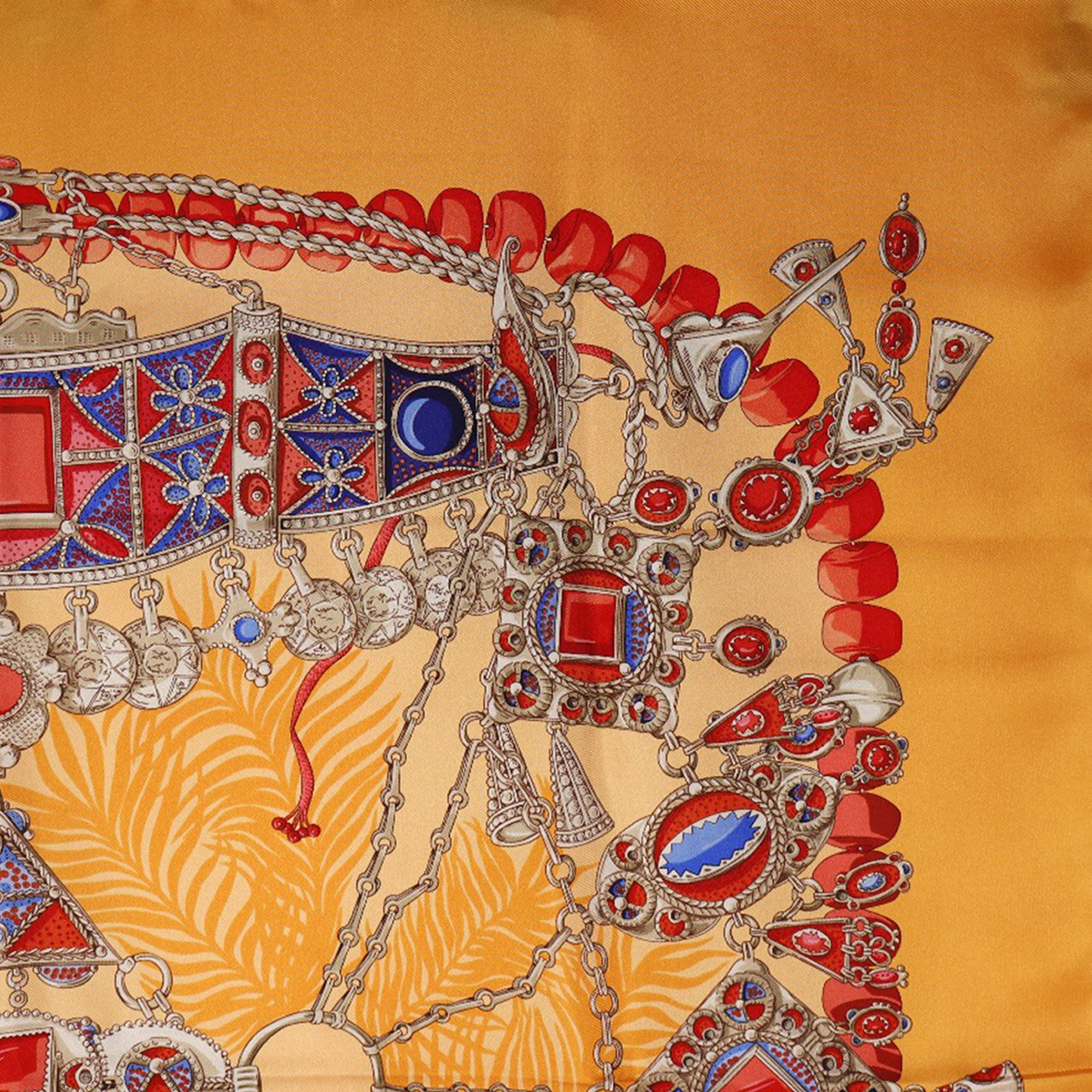 Terres Precieuses Silk Scarf 90 - Image 4