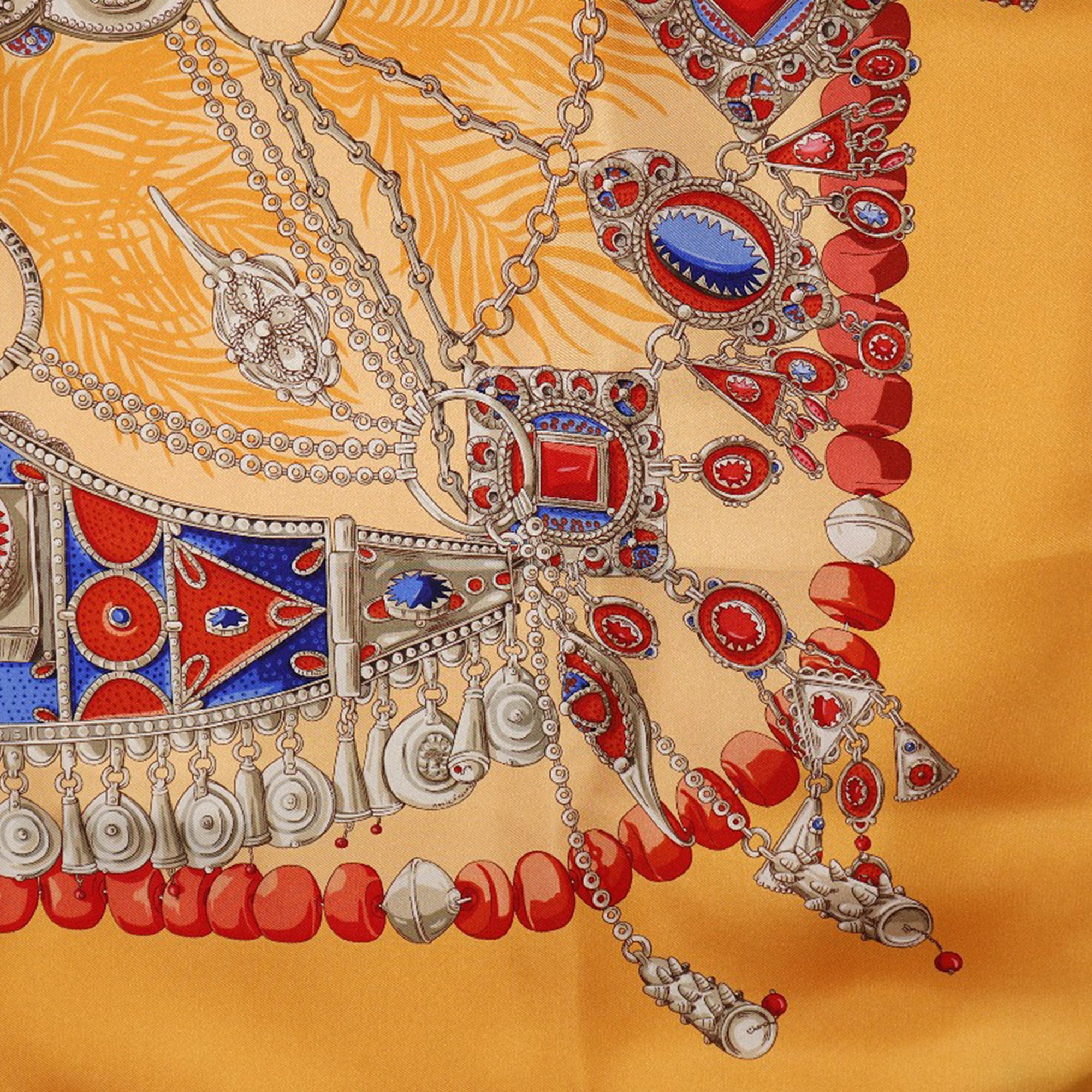 Terres Precieuses Silk Scarf 90 - Image 5