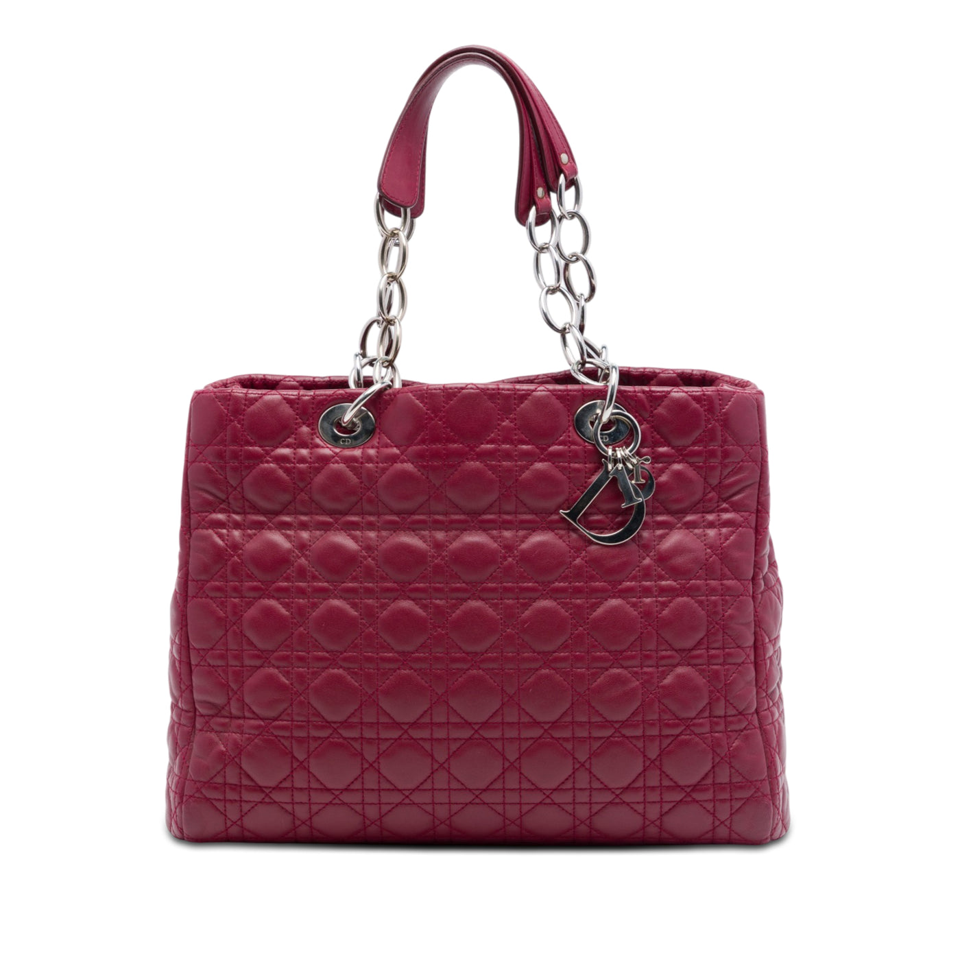 Large Lambskin Cannage Lady Dior Soft Shopping Tote - Image 1