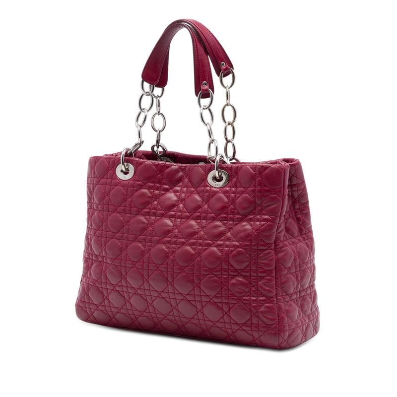Large Lambskin Cannage Lady Dior Soft Shopping Tote - Image 2