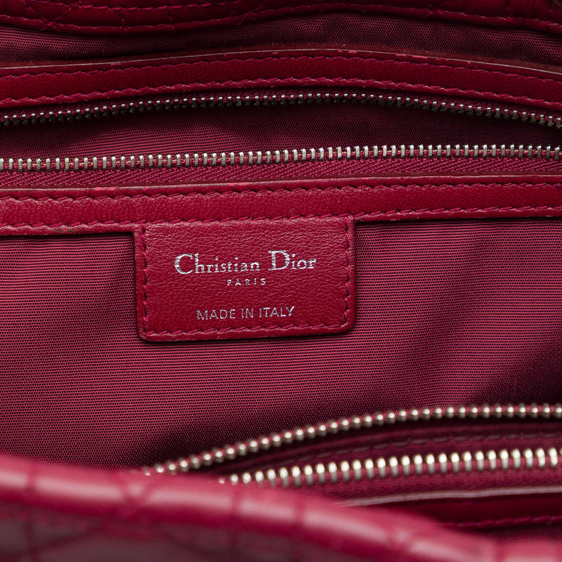 Large Lambskin Cannage Lady Dior Soft Shopping Tote - Image 5