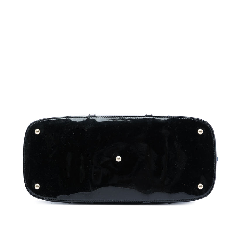 Large Microguccissima Patent Nice Dome Top Handle Bag - Image 3
