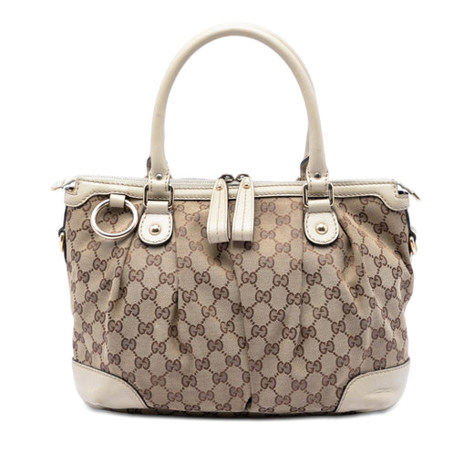 GG Canvas Sukey Satchel - Image 1