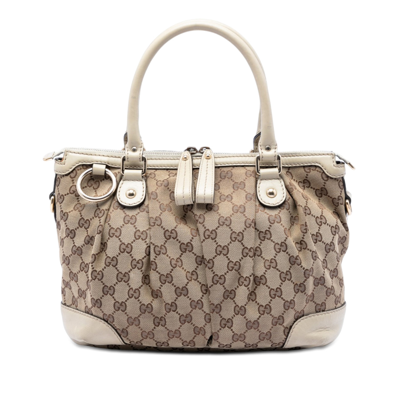 GG Canvas Sukey Satchel - Image 1