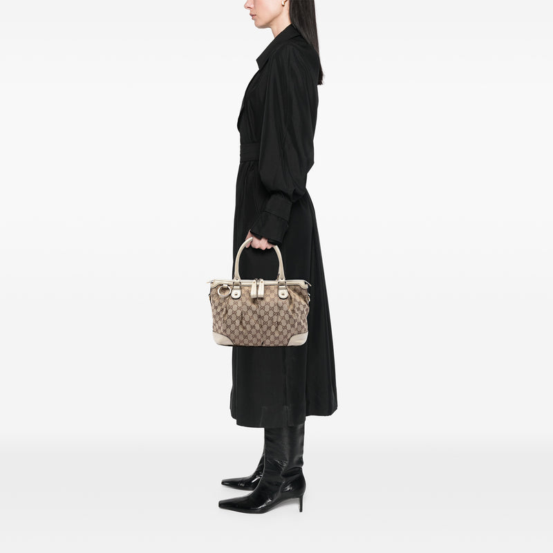GG Canvas Sukey Satchel - Image 5