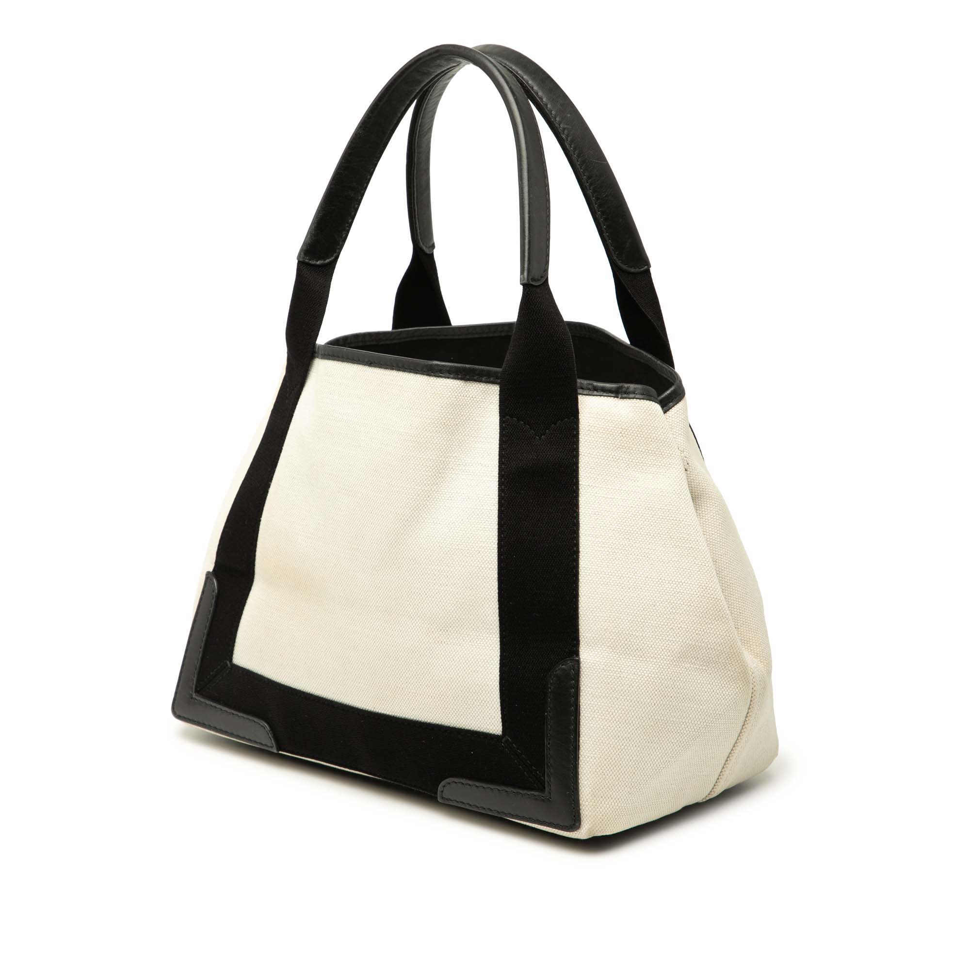 Canvas Navy Cabas Tote S - Image 2