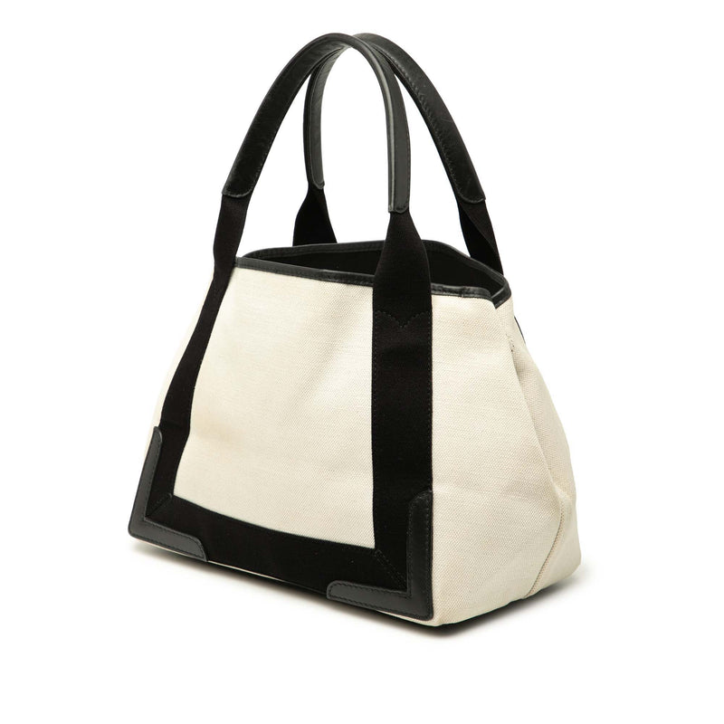 Canvas Navy Cabas Tote S - Image 2