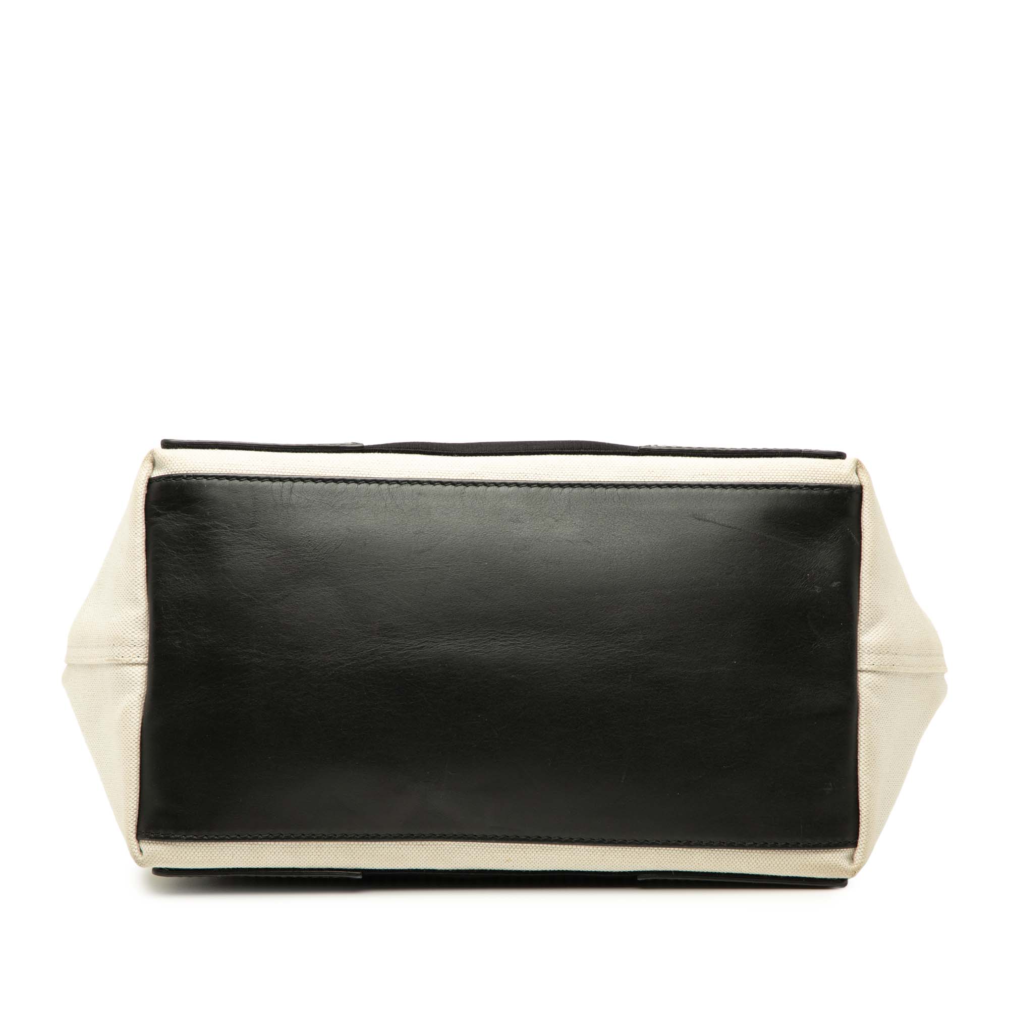 Canvas Navy Cabas Tote S - Image 3