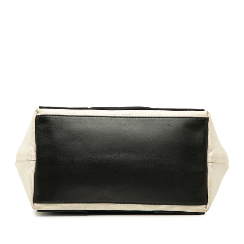 Canvas Navy Cabas Tote S - Image 3