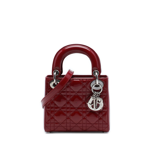 Mini Patent Cannage Lady Dior - Image 1