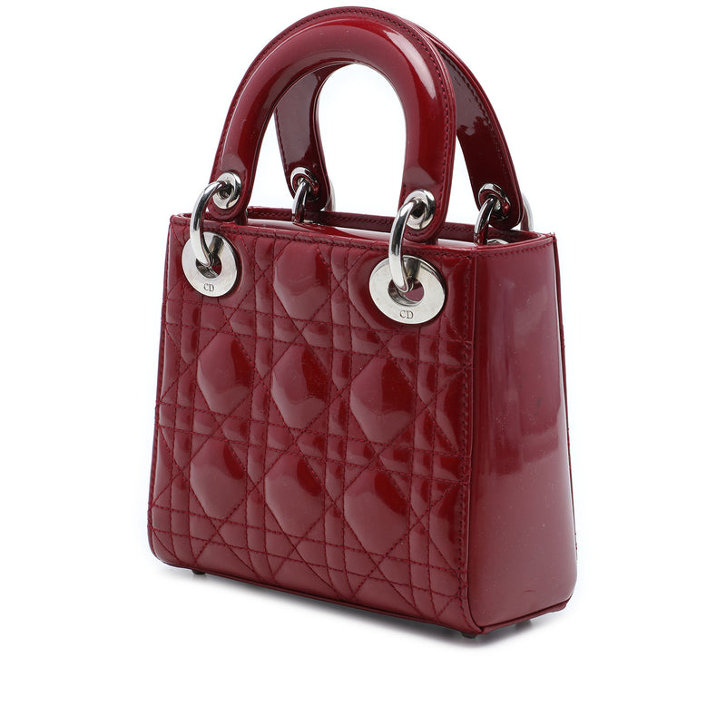 Mini Patent Cannage Lady Dior - Image 2