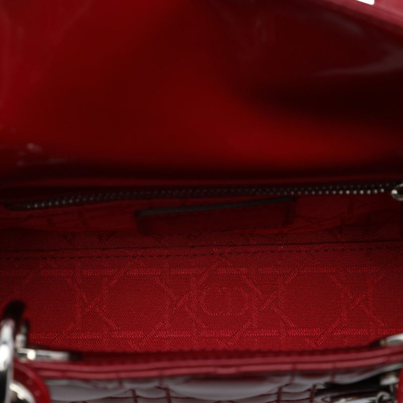 Mini Patent Cannage Lady Dior - Image 4