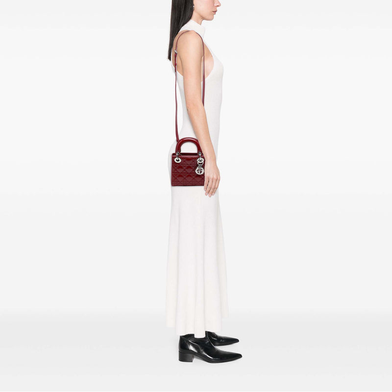 Mini Patent Cannage Lady Dior - Image 6