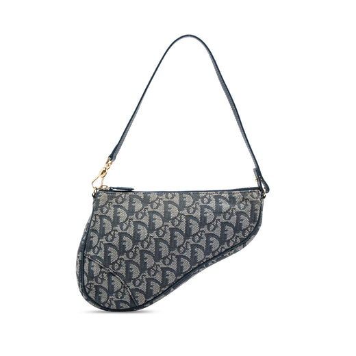Mini Diorissimo Canvas Saddle Pochette - Image 1