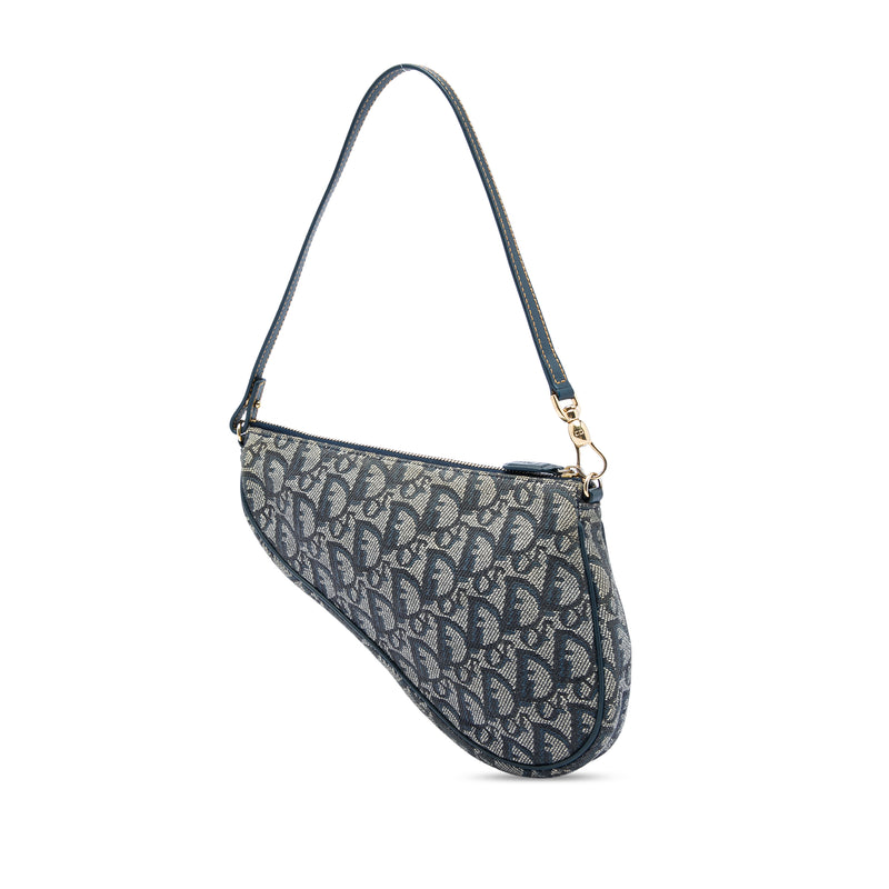 Mini Diorissimo Canvas Saddle Pochette - Image 2
