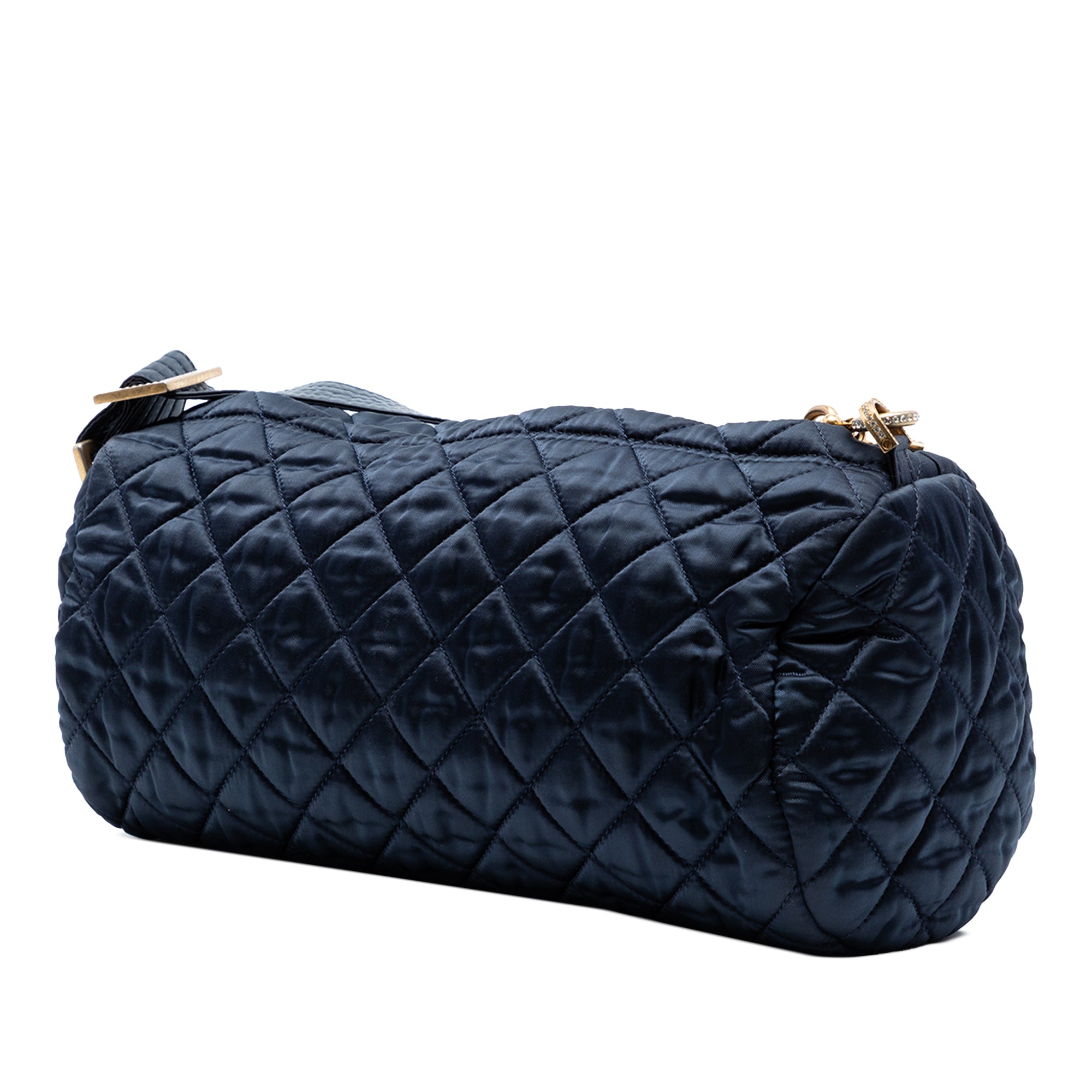CC Quilted Nylon Crystal Barrel Crossbody - Image 2