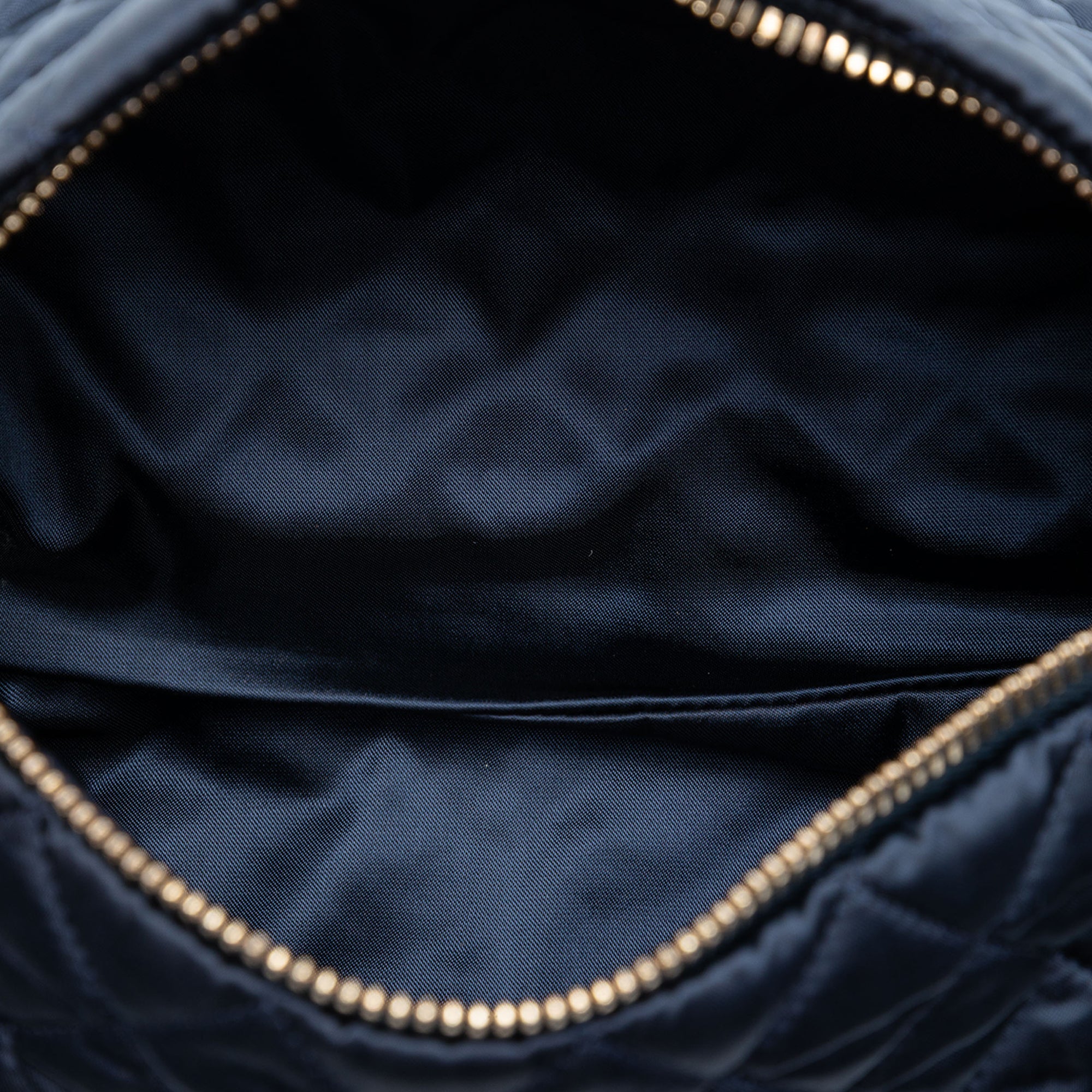 CC Quilted Nylon Crystal Barrel Crossbody - Image 4