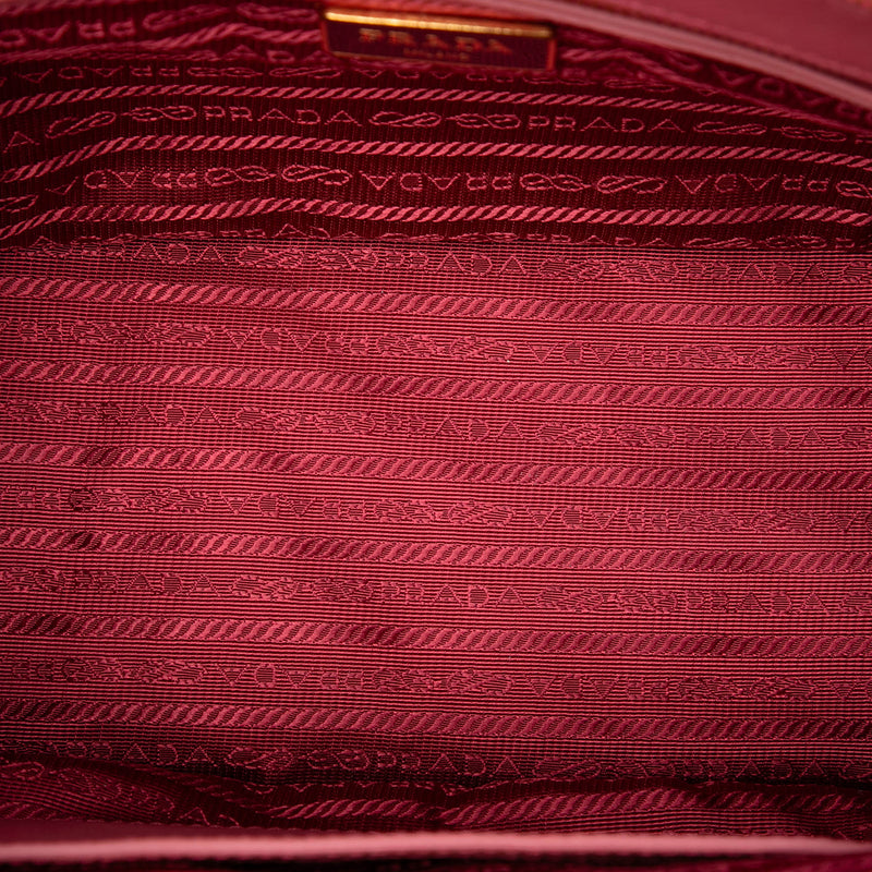 Medium Saffiano Lux Galleria Double Zip Tote - Image 4