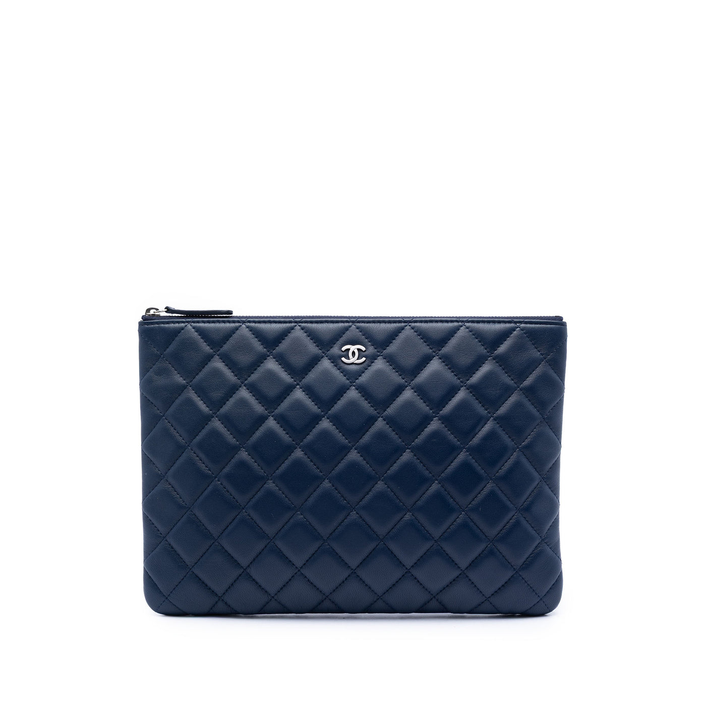 Medium Quilted Lambskin O Case Clutch - Image 1