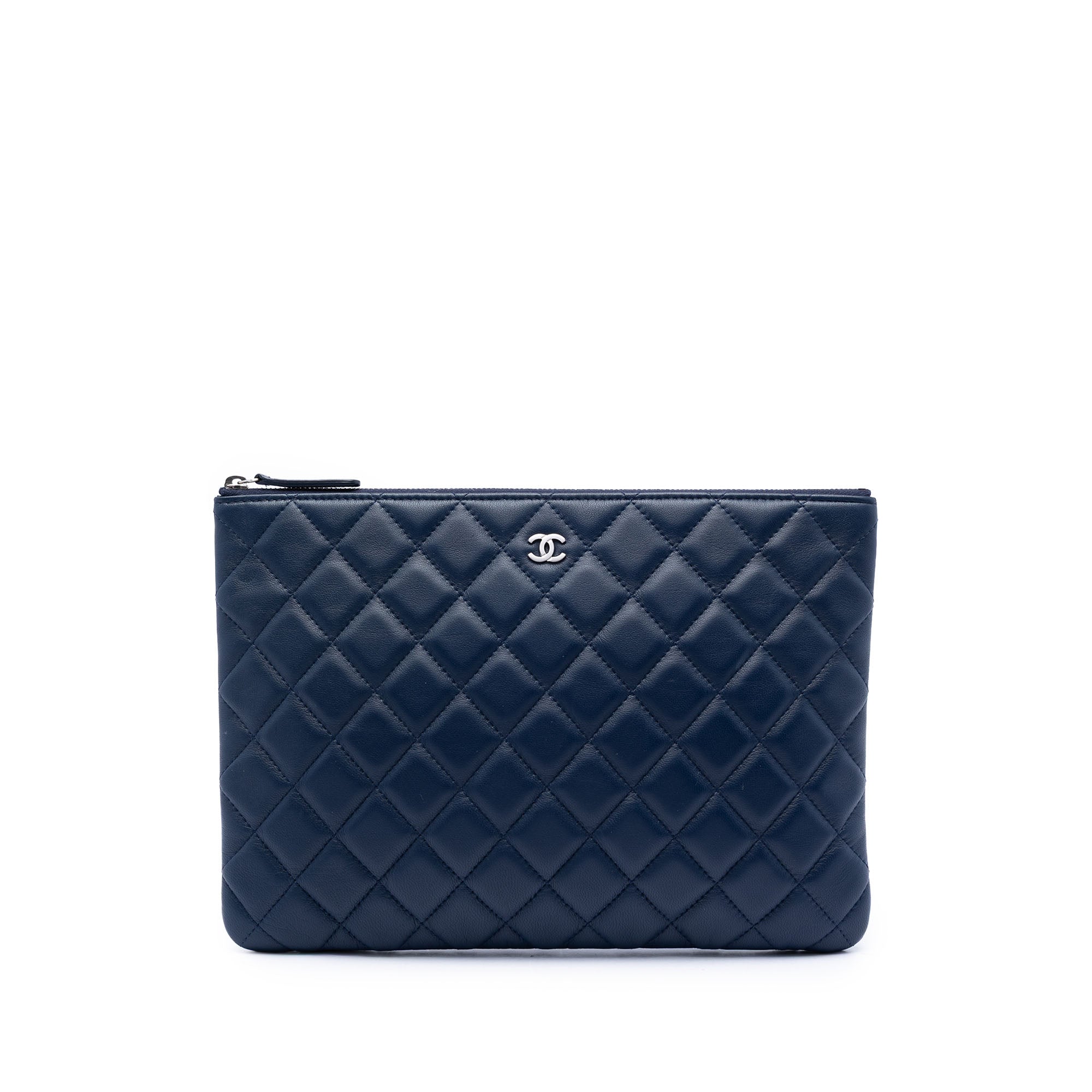Medium Quilted Lambskin O Case Clutch - Image 1