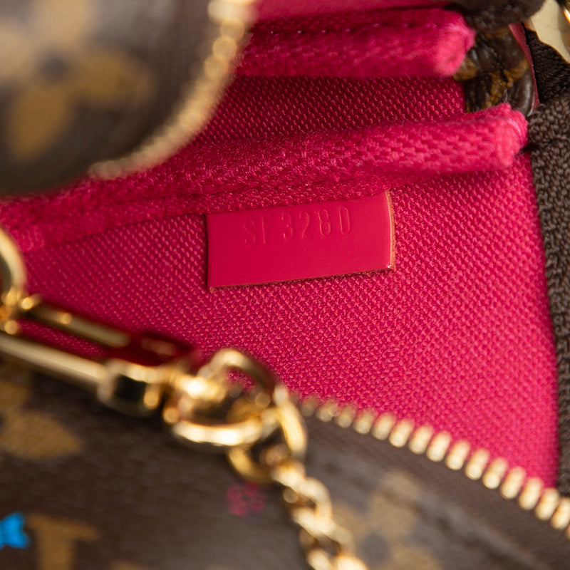 Monogram Vivienne Christmas Roller Coaster Mini Pochette Accessoires - Image 5
