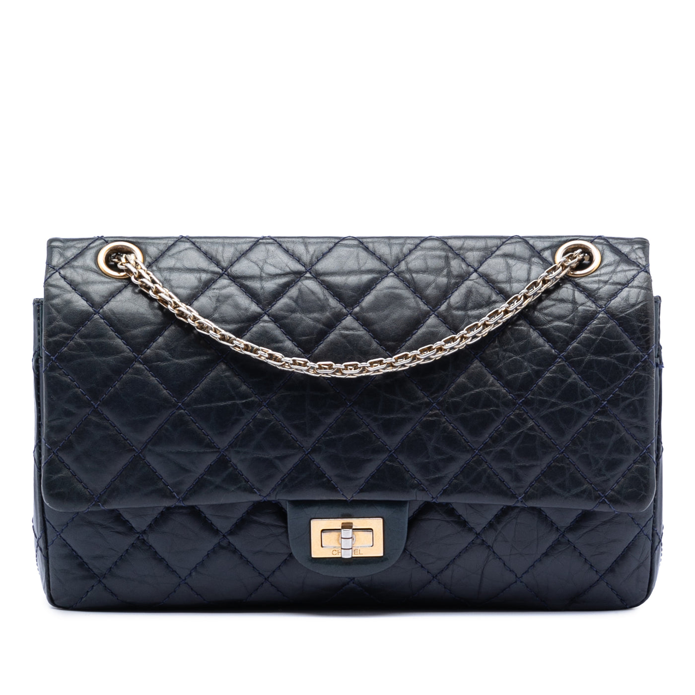 Quilted Aged Calfskin Reissue 2.55 Double Flap 226 - Image 1