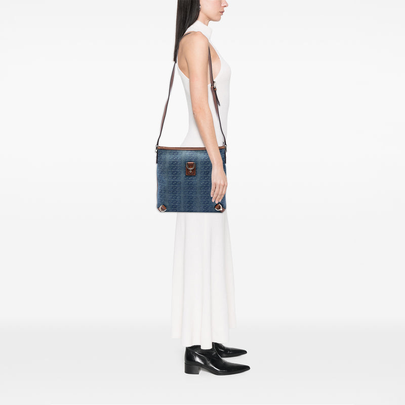GG Denim Abbey D Ring Crossbody - Image 6