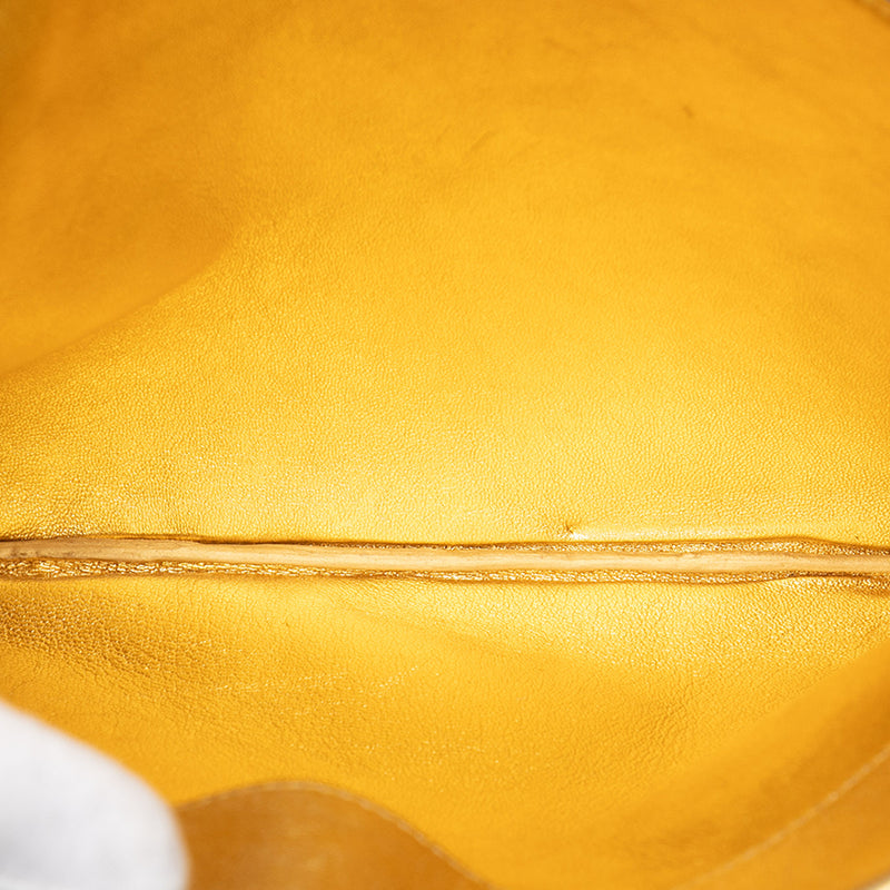 Bicolor Lambskin Coeur Clutch - Image 4